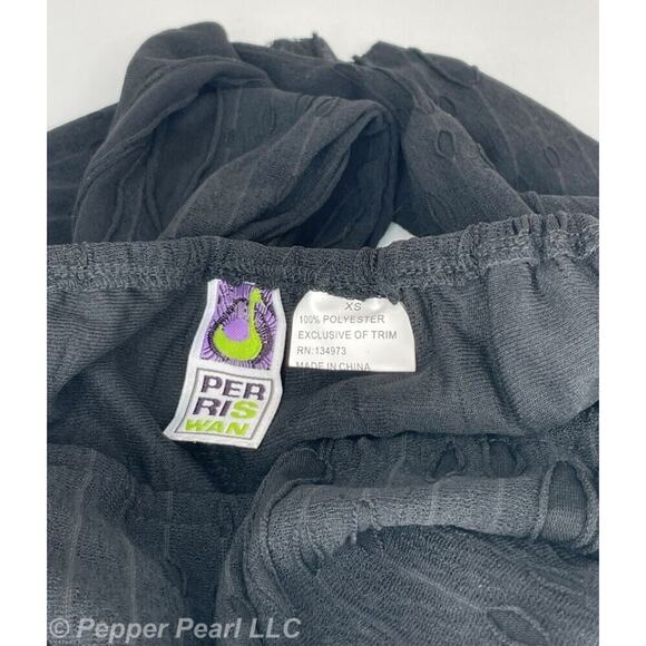 Vampire Costume Leggings Adult Extra Small Metallic for Halloween Cosplay - Picture 6 of 9